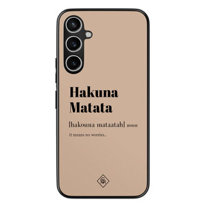 Casimoda Samsung Galaxy S23 FE hoesje - Hakuna matata
