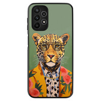 Casimoda Samsung Galaxy A13 4G hoesje - Luipaard hipster