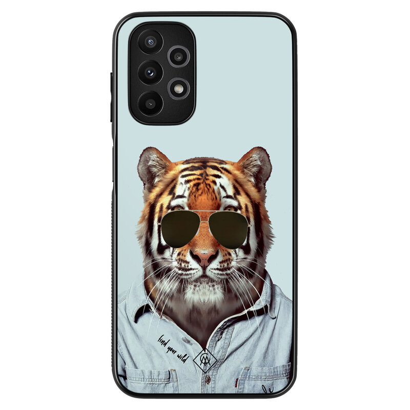 Casimoda Samsung Galaxy A13 4G hoesje - Tijger wild