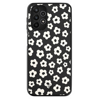 Casimoda Samsung Galaxy A13 4G hoesje - Retro bloempjes