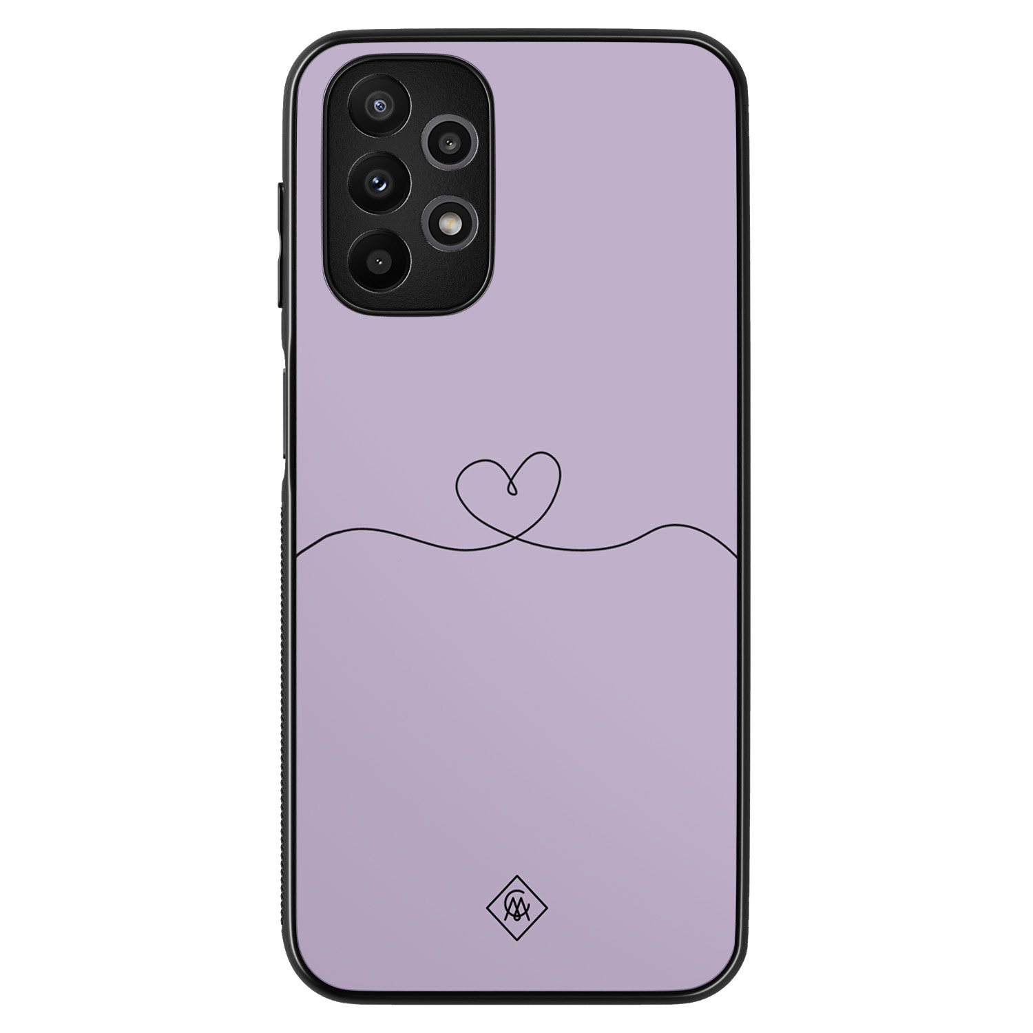 Samsung Galaxy A13 4G hoesje - Hart lila