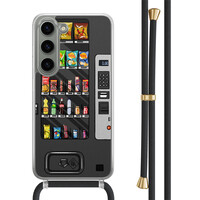 Casimoda Samsung Galaxy S23 hoesje met zwart koord - Snoepautomaat