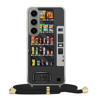 Casimoda Samsung Galaxy S23 hoesje met zwart koord - Snoepautomaat