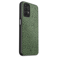 Casimoda Samsung Galaxy A23 hoesje - Green confetti