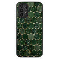 Casimoda Samsung Galaxy A23 hoesje - Kubus groen