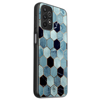 Casimoda Samsung Galaxy A23 hoesje - Blue cubes