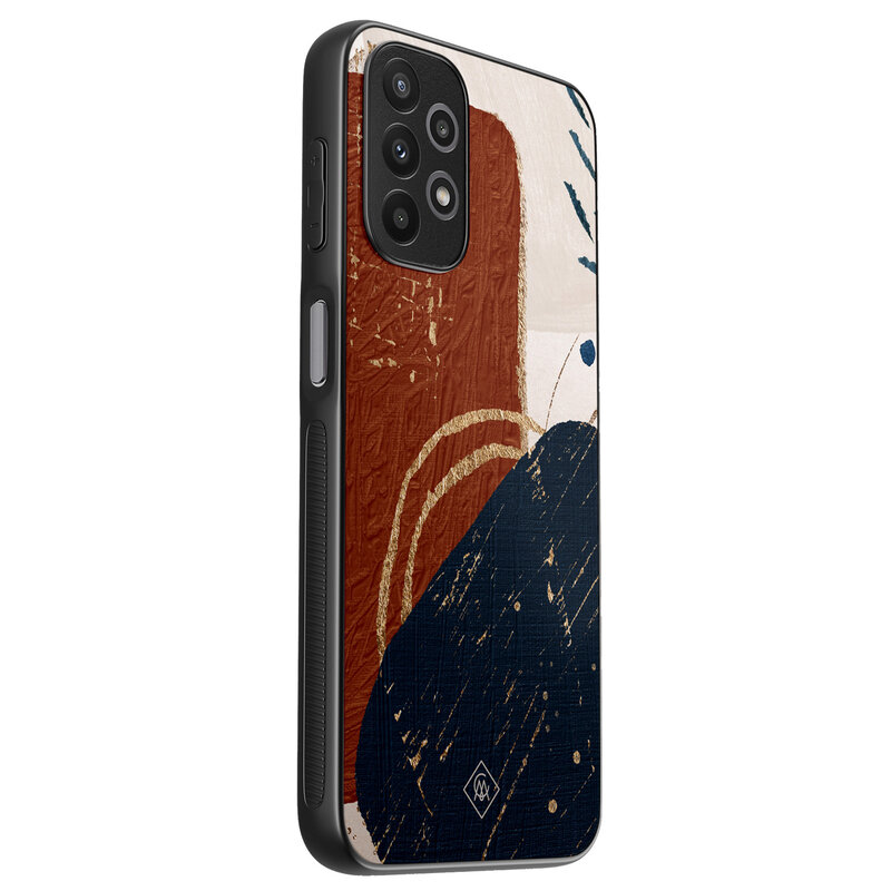 Casimoda Samsung Galaxy A23 hoesje - Abstract terracotta