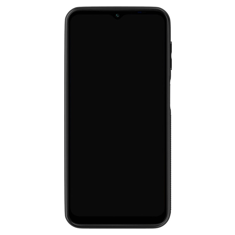Casimoda Samsung Galaxy A23 hoesje - Abstract gezicht bruin