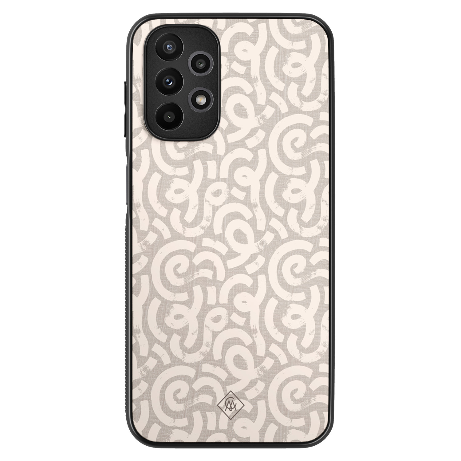 Samsung Galaxy A23 hoesje - Ivory abstraction