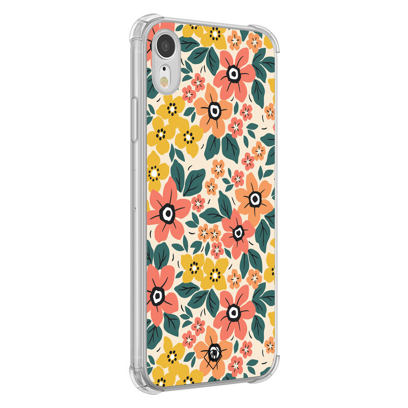 Casimoda iPhone XR shockproof hoesje - Blossom
