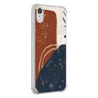 Casimoda iPhone XR shockproof hoesje - Abstract terracotta