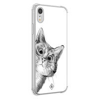 Casimoda iPhone XR shockproof hoesje - Kat kiekeboe