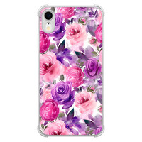 Casimoda iPhone XR shockproof hoesje - Rosy blooms