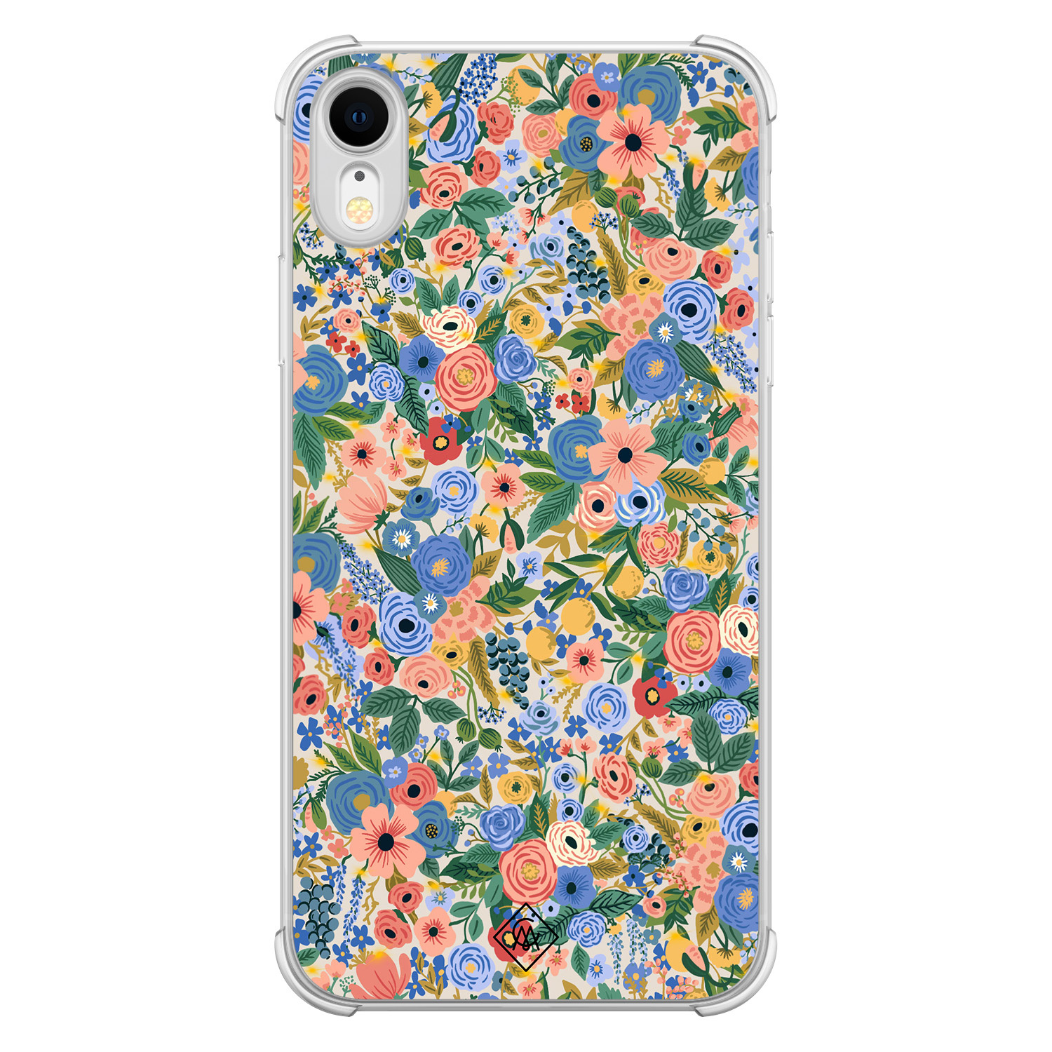 iPhone XR shockproof hoesje - Blue gardens