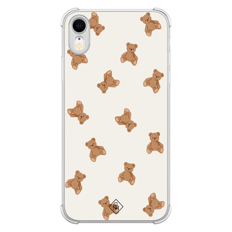 Casimoda iPhone XR shockproof hoesje - Teddybeer