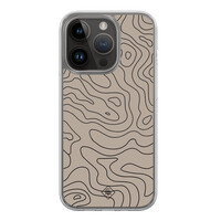 Casimoda iPhone 13 Pro hybride hoesje - Abstract lines