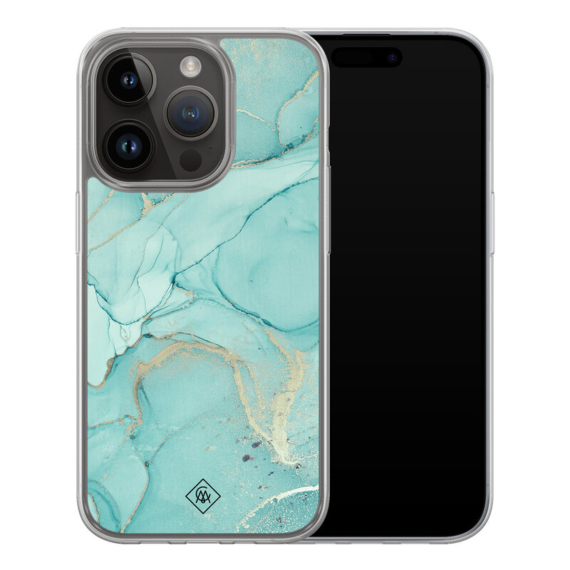 Casimoda iPhone 13 Pro hybride hoesje - Touch of mint