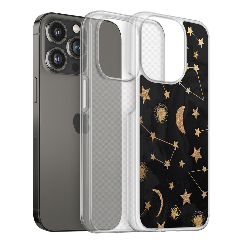 Casimoda iPhone 13 Pro hybride hoesje - Counting the stars