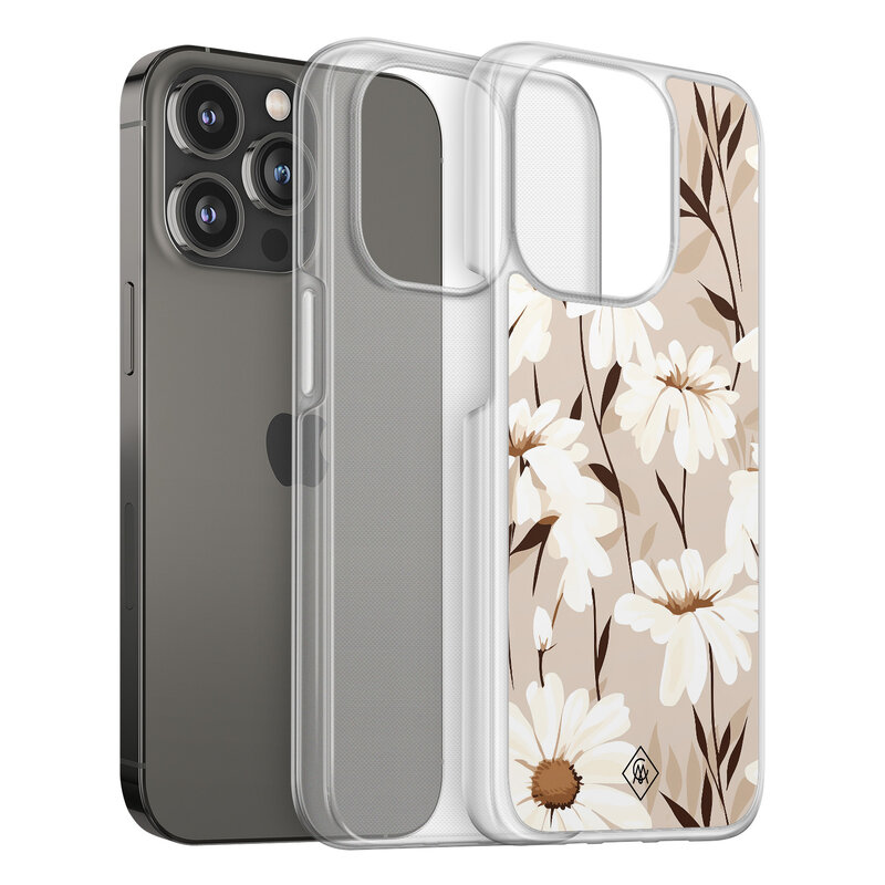 Casimoda iPhone 13 Pro hybride hoesje - In bloom