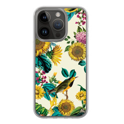 Casimoda iPhone 13 Pro hybride hoesje - Sunflowers
