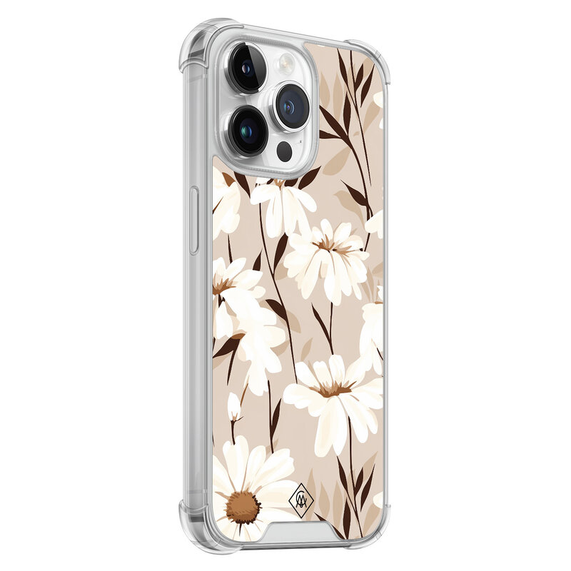 Casimoda iPhone 14 Pro Max shockproof hoesje - In bloom