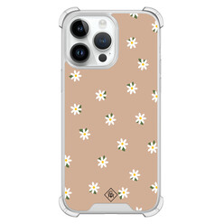 Casimoda iPhone 14 Pro Max shockproof hoesje - Sweet daisies