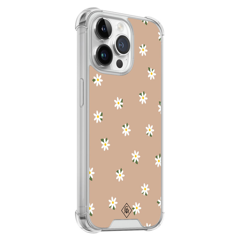Casimoda iPhone 14 Pro Max shockproof hoesje - Sweet daisies