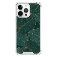 Casimoda iPhone 14 Pro Max shockproof hoesje - Monstera leaves