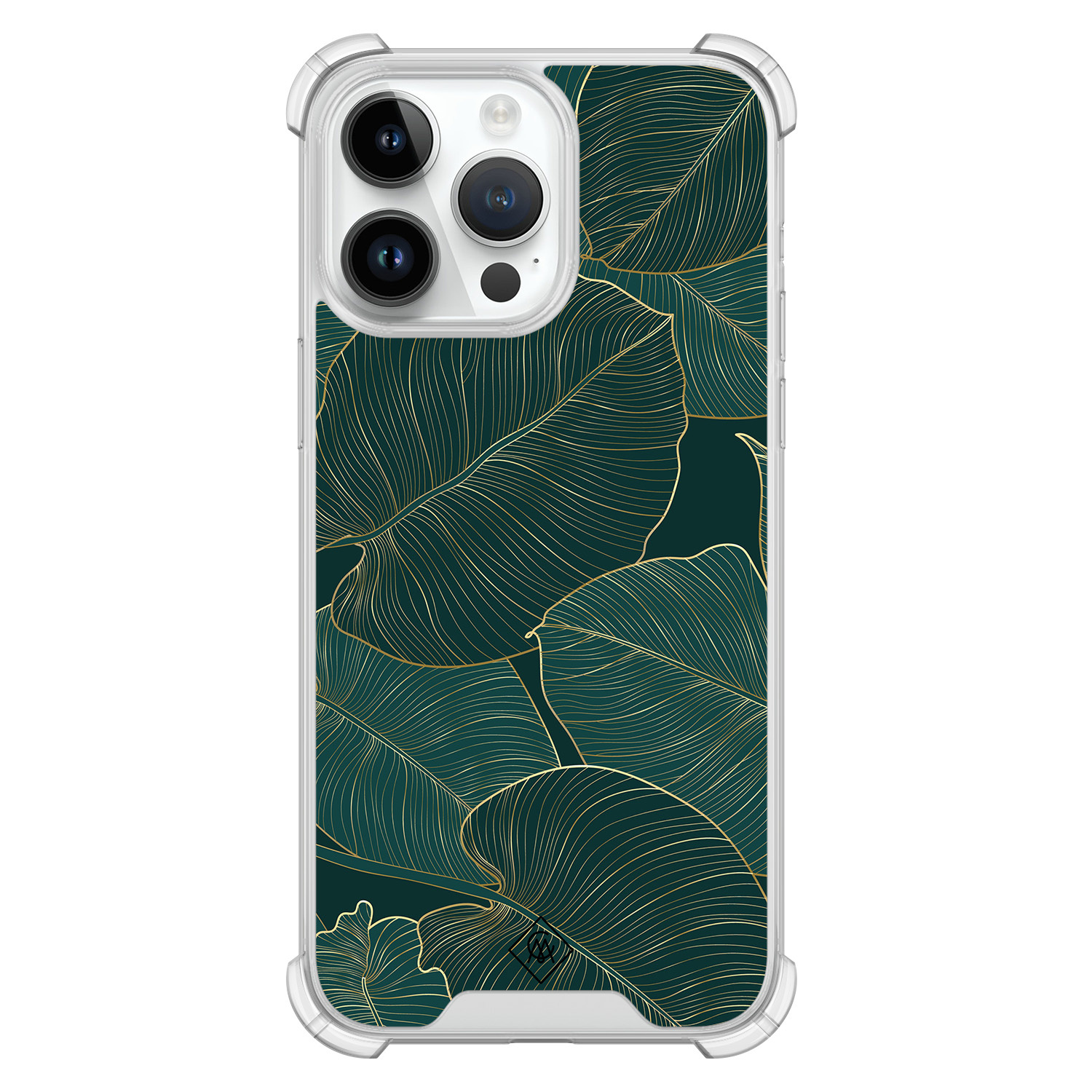 iPhone 14 Pro Max shockproof hoesje - Monstera leaves