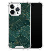 Casimoda iPhone 14 Pro Max shockproof hoesje - Monstera leaves