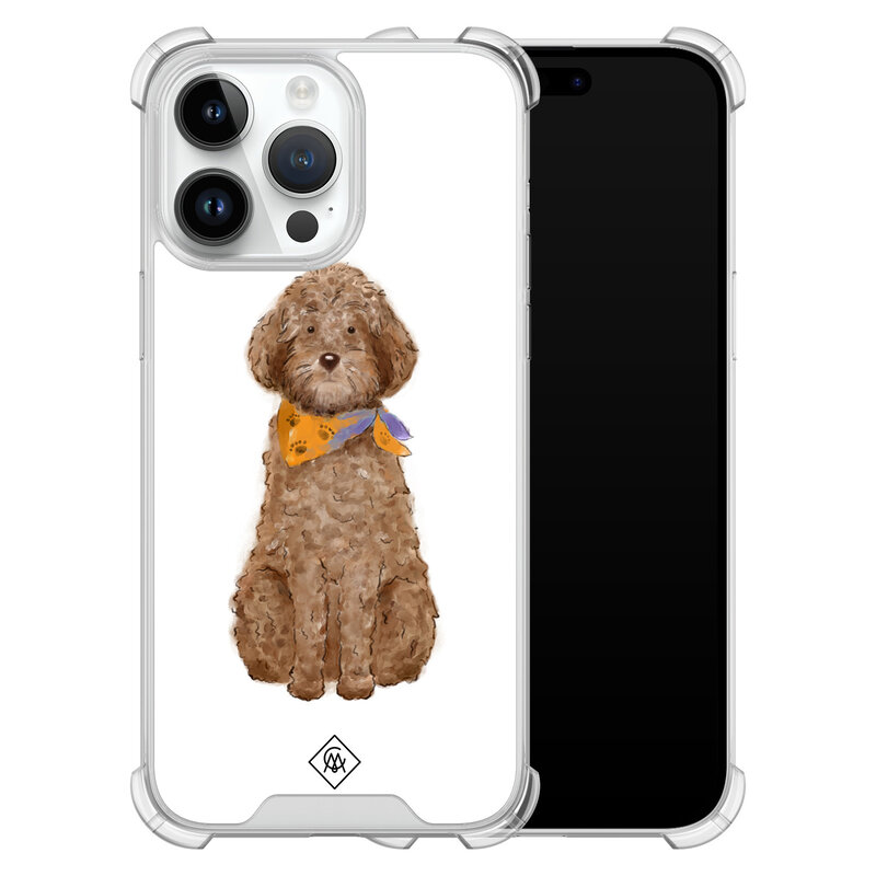 Casimoda iPhone 14 Pro Max shockproof hoesje - Labradoodle