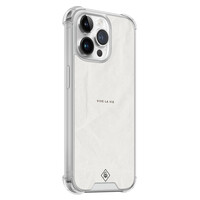 Casimoda iPhone 14 Pro Max shockproof hoesje - Vive la vie