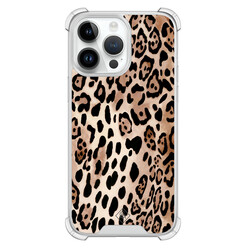 Casimoda iPhone 14 Pro Max shockproof hoesje - Golden wildcat