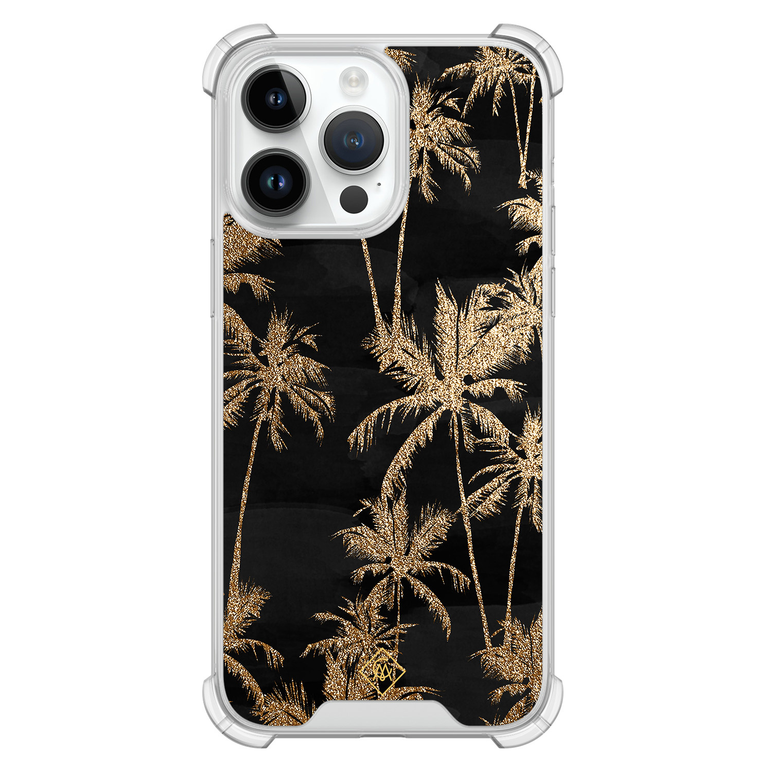 iPhone 14 Pro Max shockproof hoesje - Palmbomen