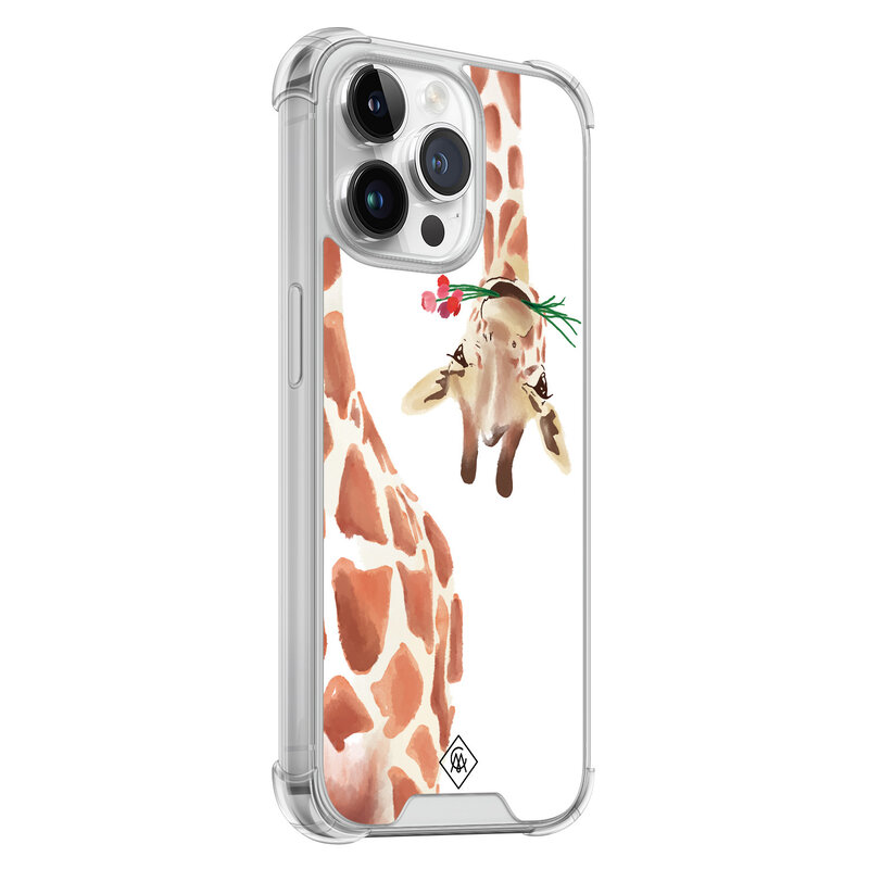 Casimoda iPhone 14 Pro Max shockproof hoesje - Giraffe