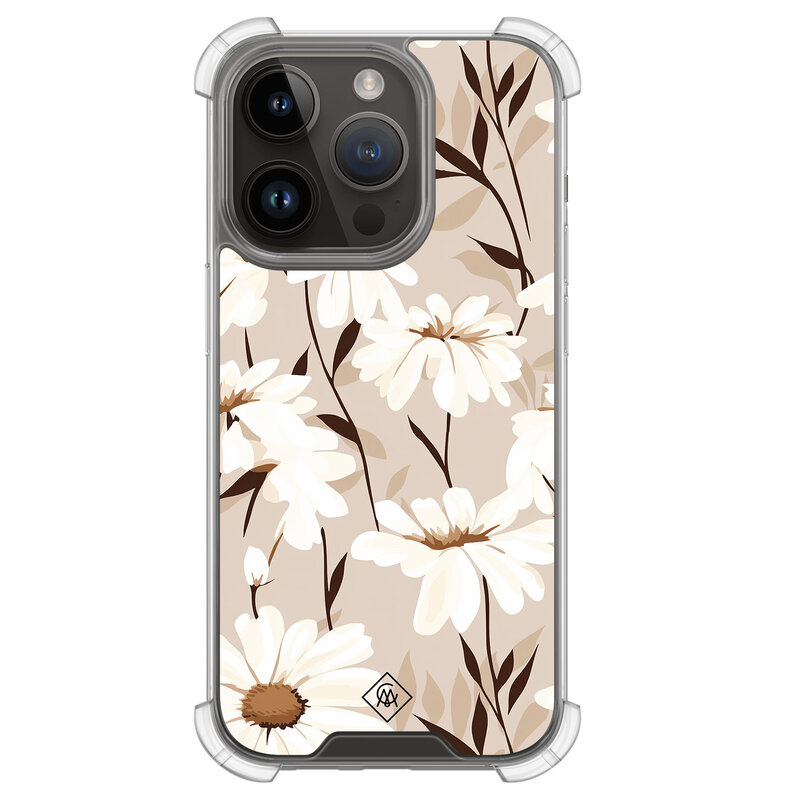 Casimoda iPhone 13 Pro shockproof hoesje - In bloom