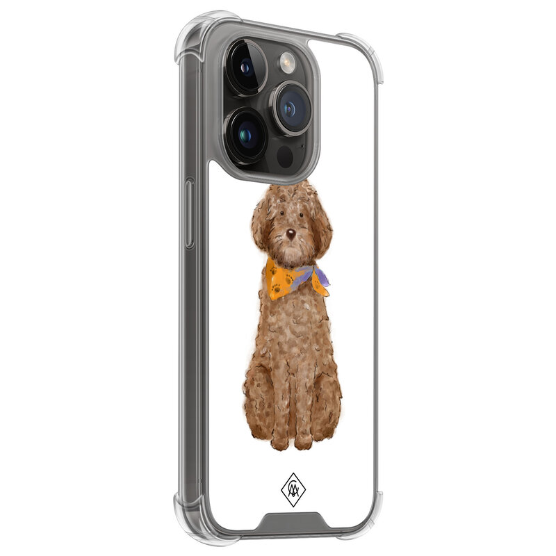 Casimoda iPhone 13 Pro shockproof hoesje - Labradoodle