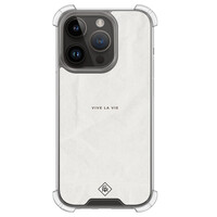 Casimoda iPhone 13 Pro shockproof hoesje - Vive la vie