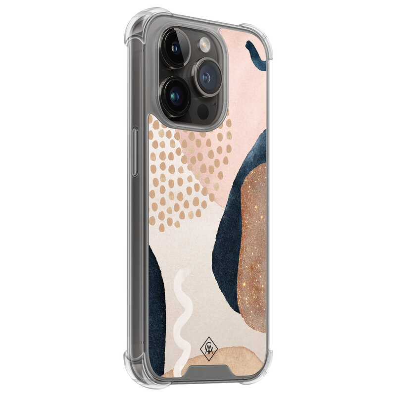 Casimoda iPhone 13 Pro shockproof hoesje - Abstract dots