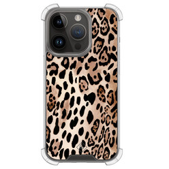 Casimoda iPhone 13 Pro shockproof hoesje - Golden wildcat