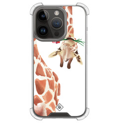 Casimoda iPhone 13 Pro shockproof hoesje - Giraffe