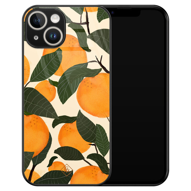 Casimoda iPhone 13 hardcase - Orange garden