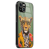 Casimoda iPhone 13 hardcase - Luipaard hipster