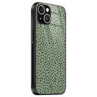 Casimoda iPhone 13 hardcase - Green confetti