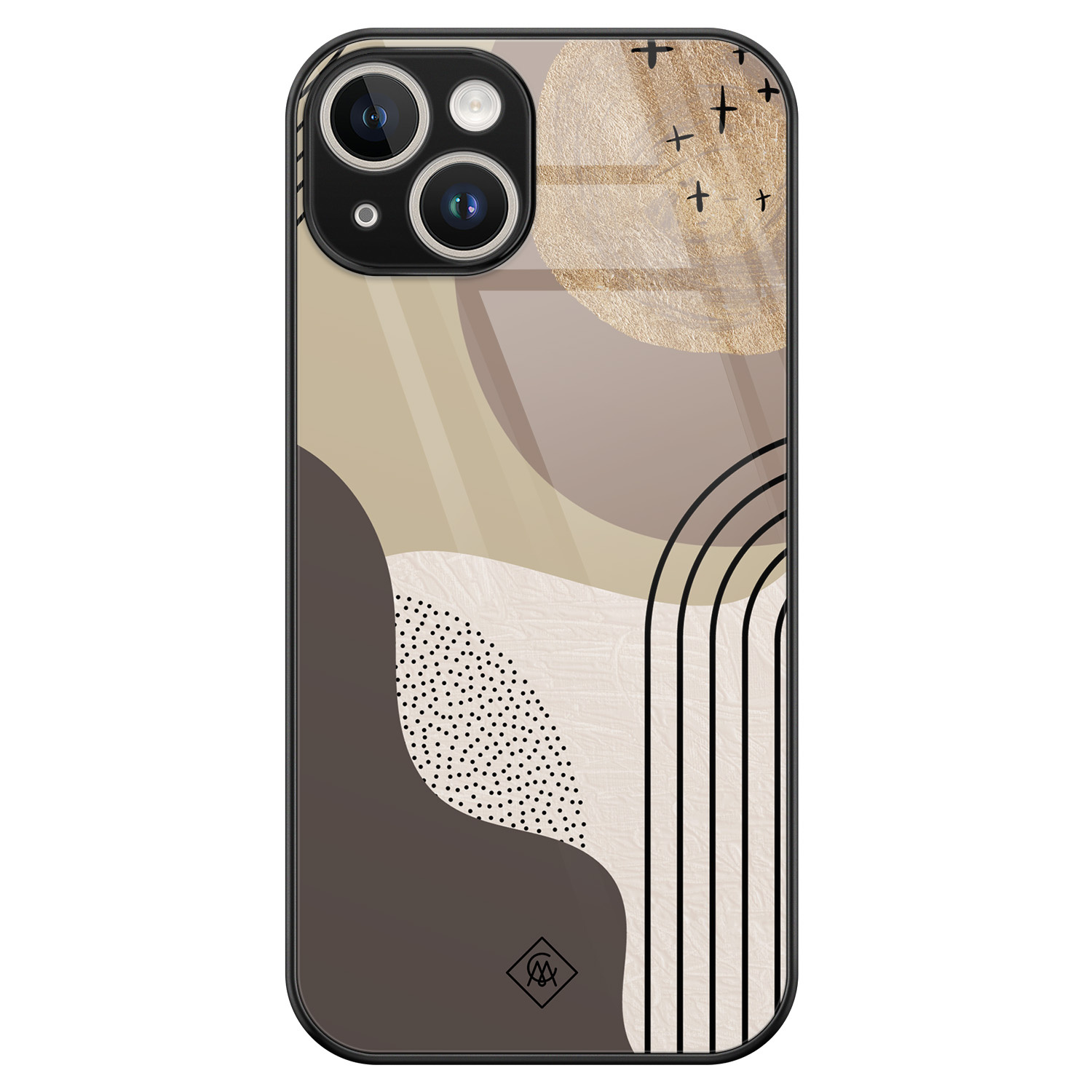 iPhone 13 hardcase - Abstract almond