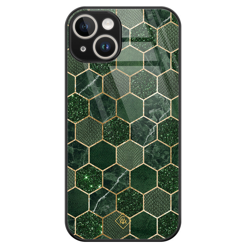 Casimoda iPhone 13 hardcase - Kubus groen