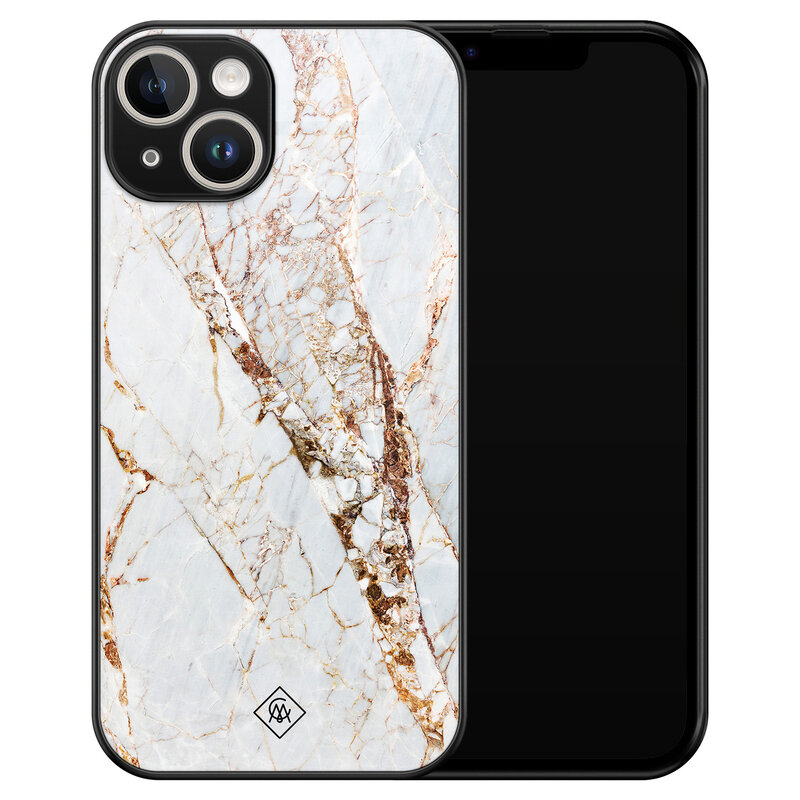 Casimoda iPhone 13 hardcase - Marmer goud