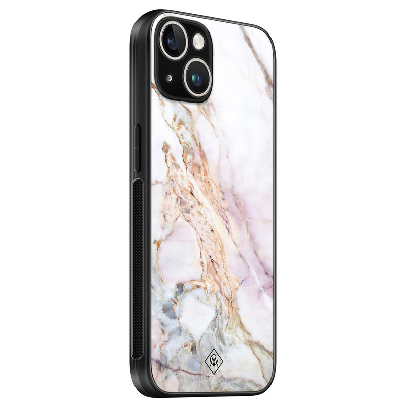 Casimoda iPhone 13 hardcase - Parelmoer marmer