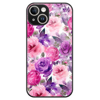 Casimoda iPhone 13 hardcase - Rosy blooms