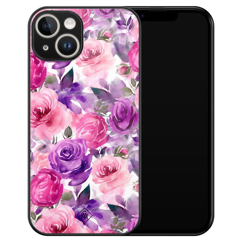 Casimoda iPhone 13 hardcase - Rosy blooms